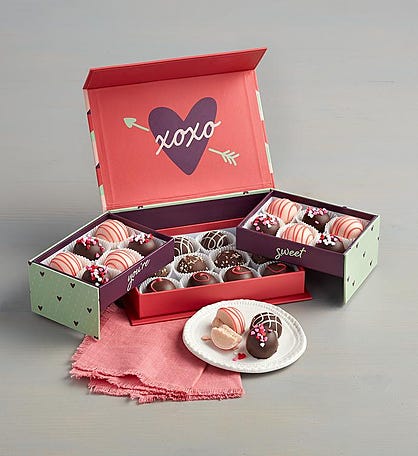 Valentine&#39;s Day Truffles in Keepsake Box